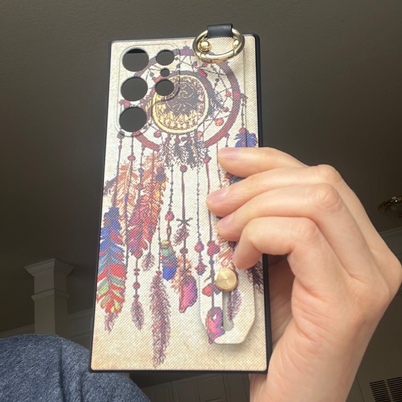 For Samsung Galaxy S22 ultra phone case with wrist strap kickstand keychain - Picture 16 of 17